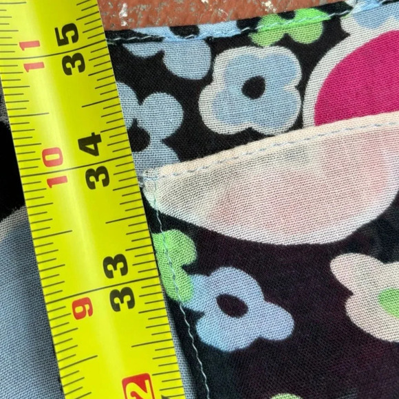 Karl Lagerfield Womens Floral Print Modal Scarf Multicolor Size 35 x 76 - Picture 3 of 12